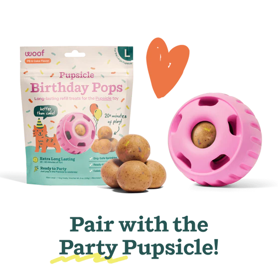 Woof Pupsicle Pops - Birthday Recipe