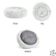 Best Friends By Sheri The Original Calming Donut Dog Bed in Shag Fur, Frost, 23-in x 23-in