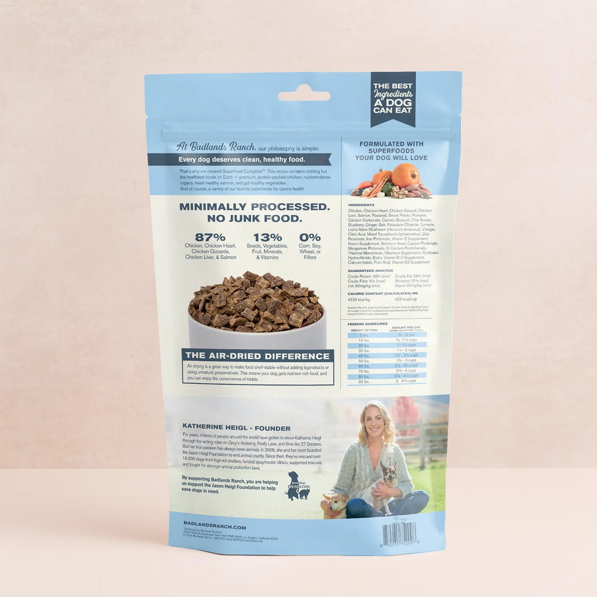 Badlands Ranch Superfood Complete Chicken Formula, Gently Air-Dried Dog Food