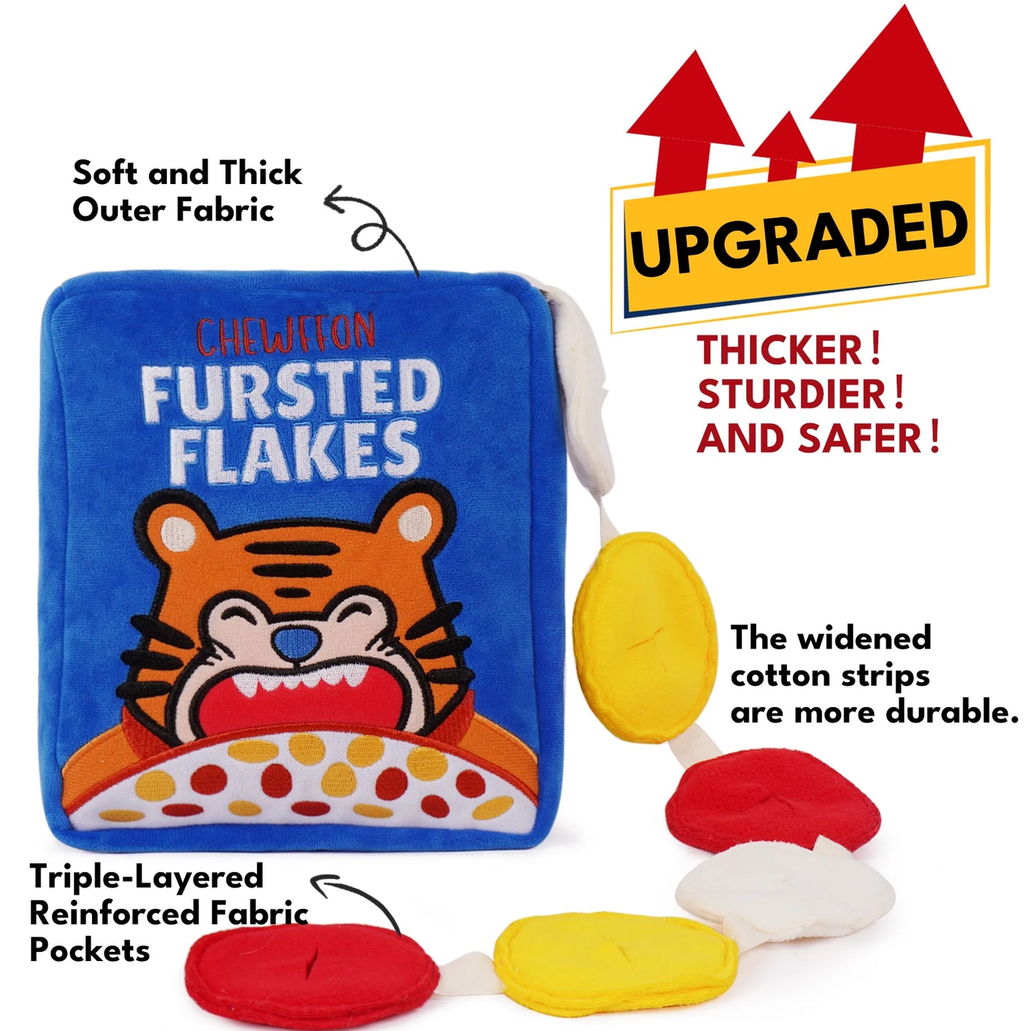 Chewffon Fursted Flakes, Dog Toy