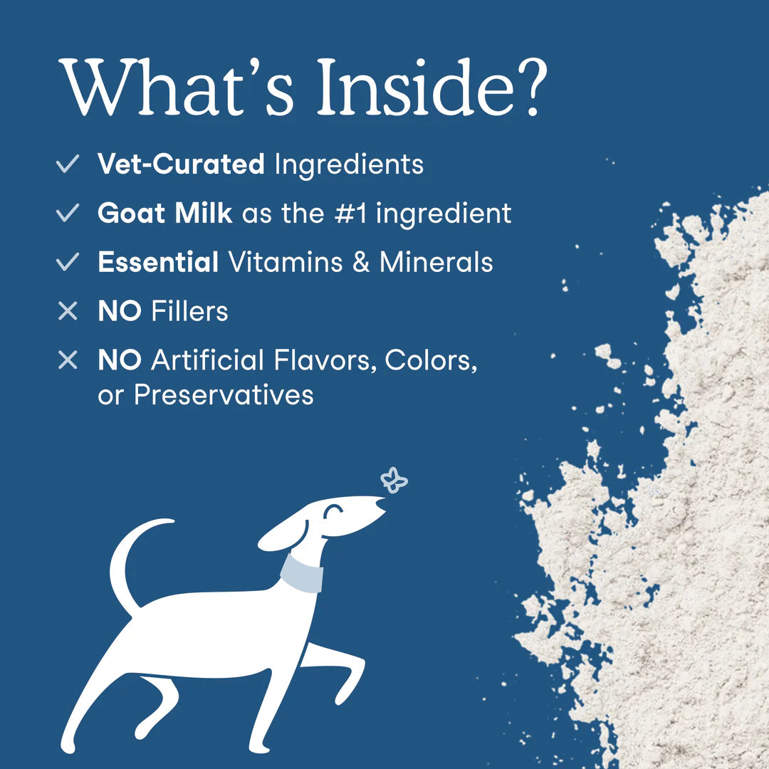 Fera Pets Multivitamin Goat Milk Topper For Dogs and Cats, Pet Supplement, 6.34-oz