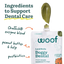 Woof Dog Doggy Dental Lickwells, Dog Supplement, 12-oz Pouch