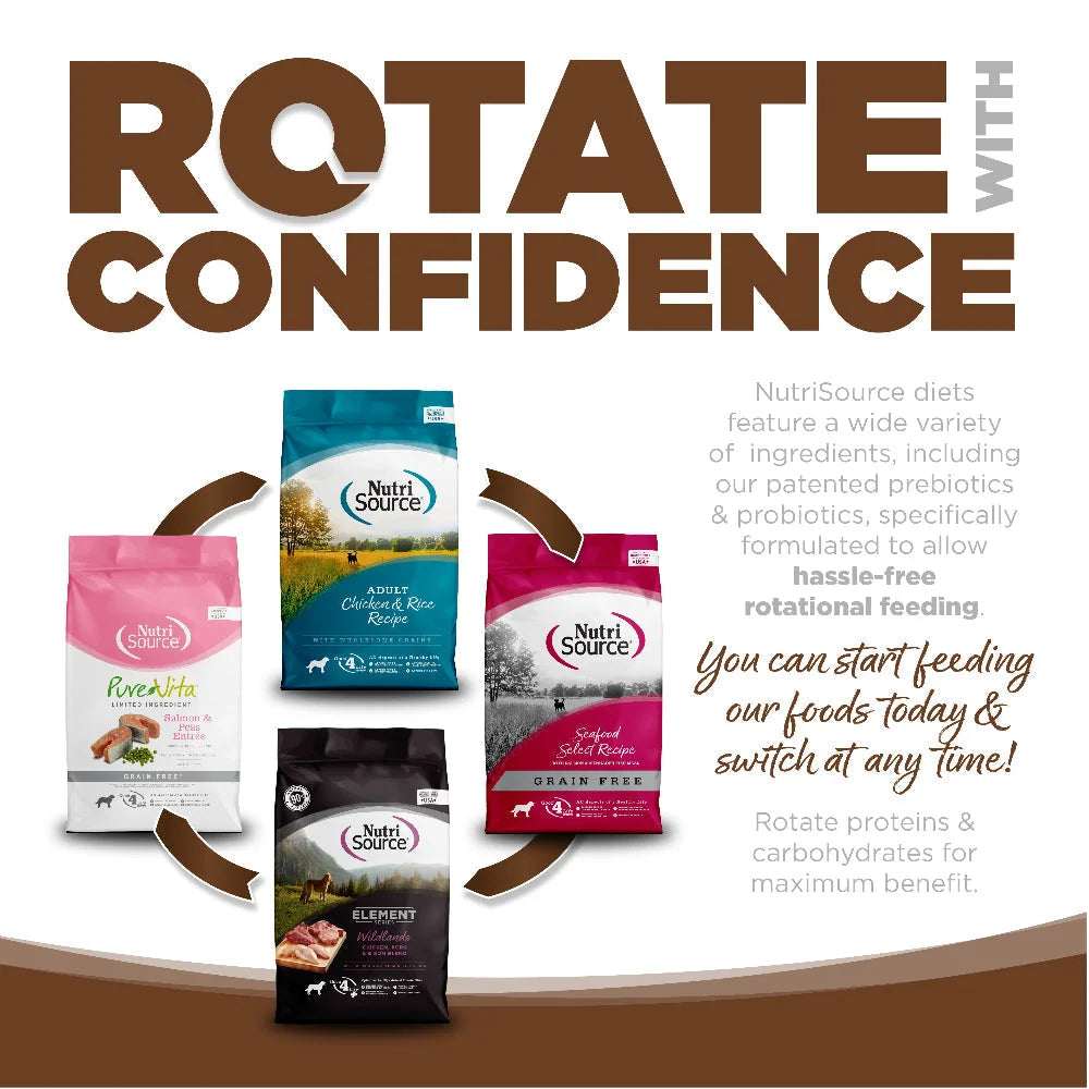 NutriSource® PureVita™ Chicken & Brown Rice Entree, Dry Dog Food
