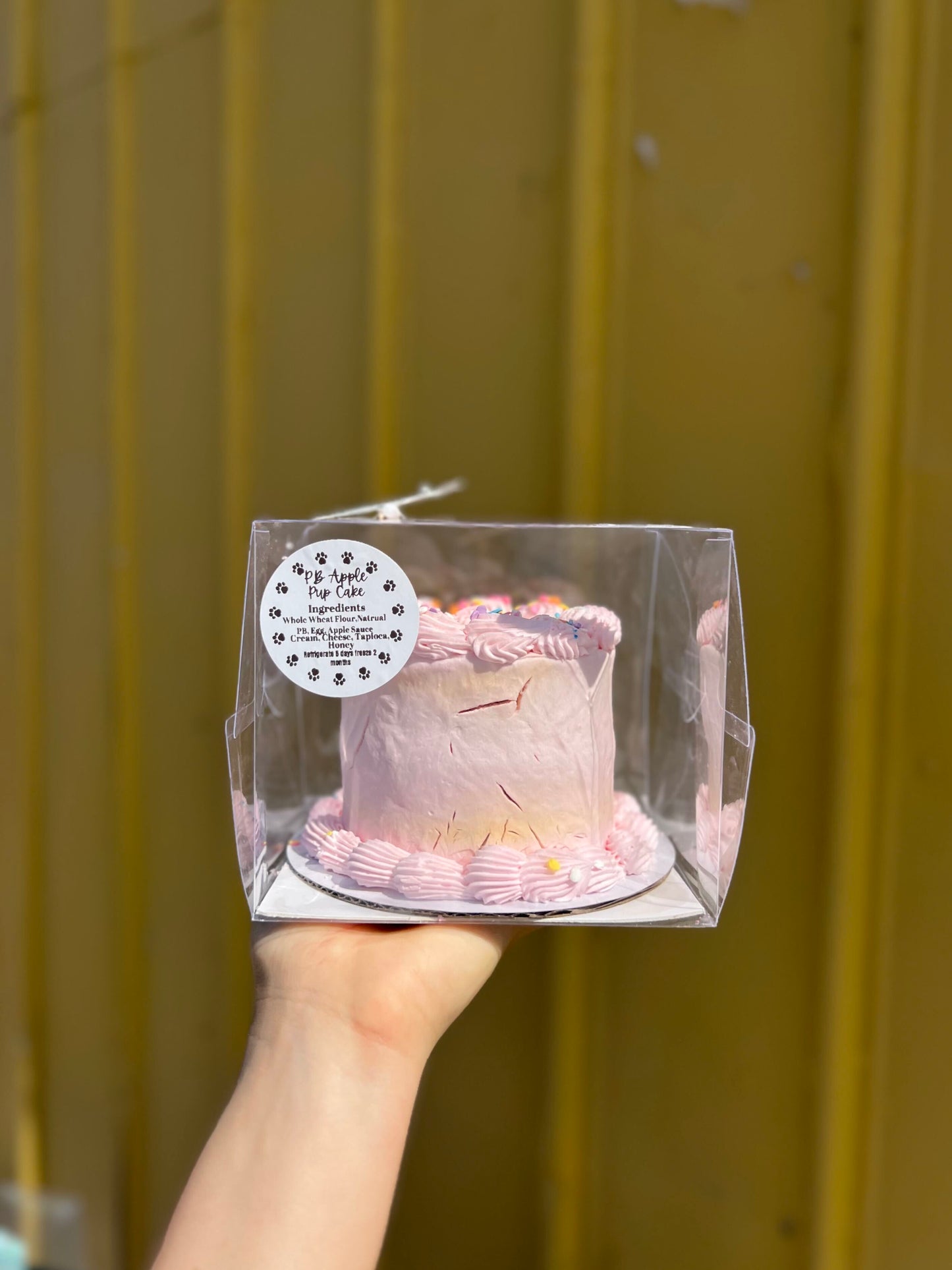 The Pup Gang Bakery, PB Apple Pup Cake, Dog Treat