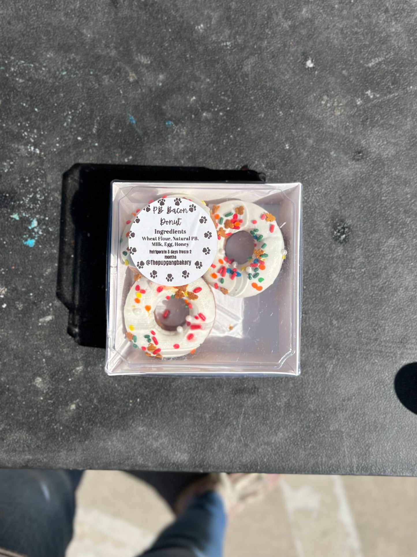 The Pup Gang Bakery, PB Bacon Donuts, Dog Treat