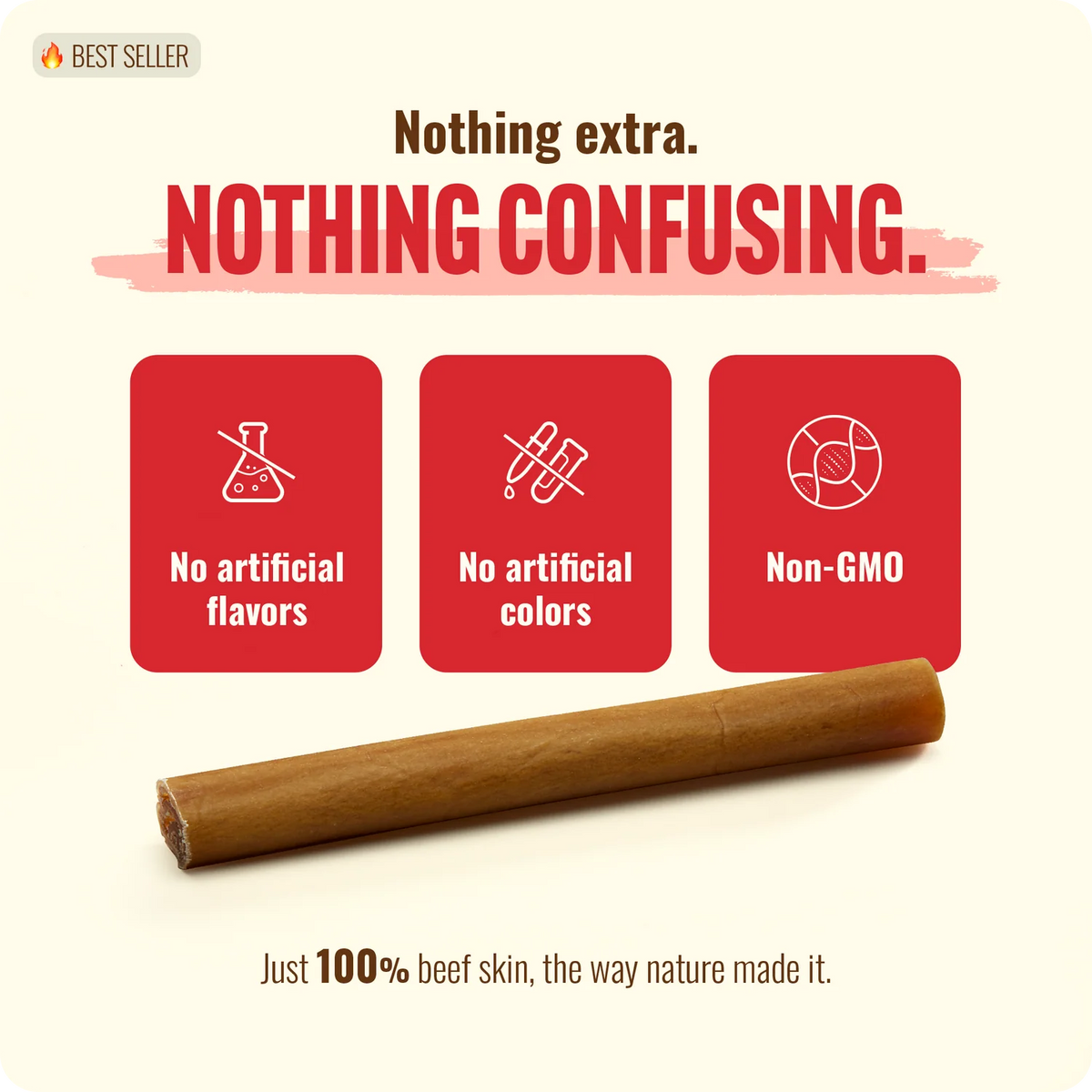 Natural Farm Beef Collagen Stick, Dog Chews