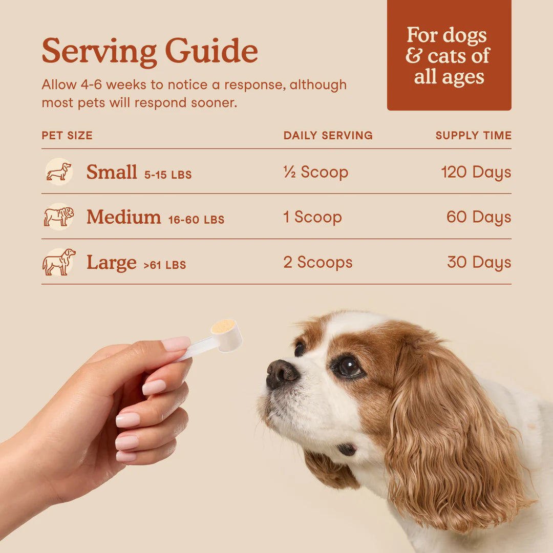 Fera Pets USDA Organic Probiotics with Prebiotics For Dogs and Cats, Pet Supplement, 2.5-oz