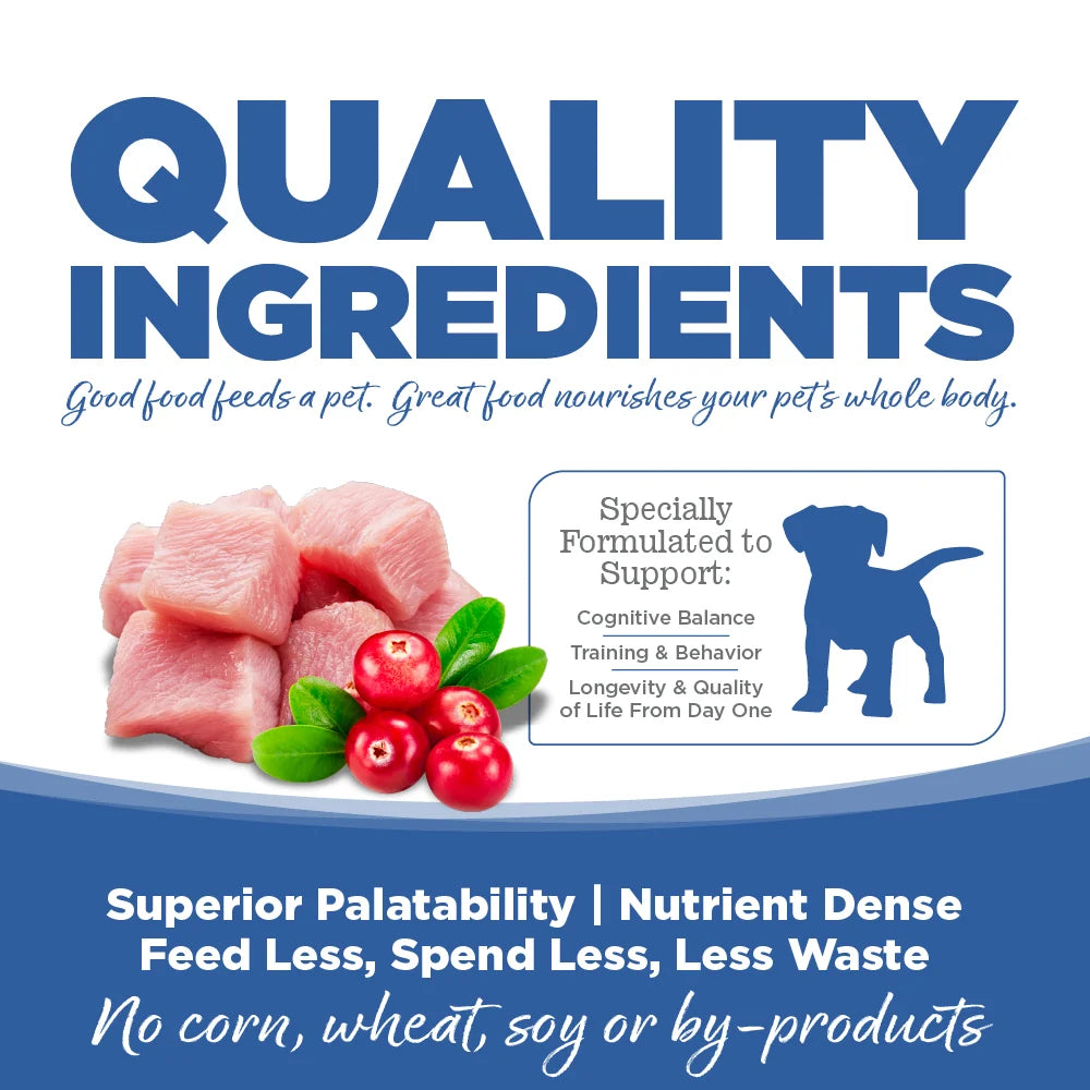 NutriSource® PureVita™ Puppy Turkey & Cranberry Entree, Dry Dog Food