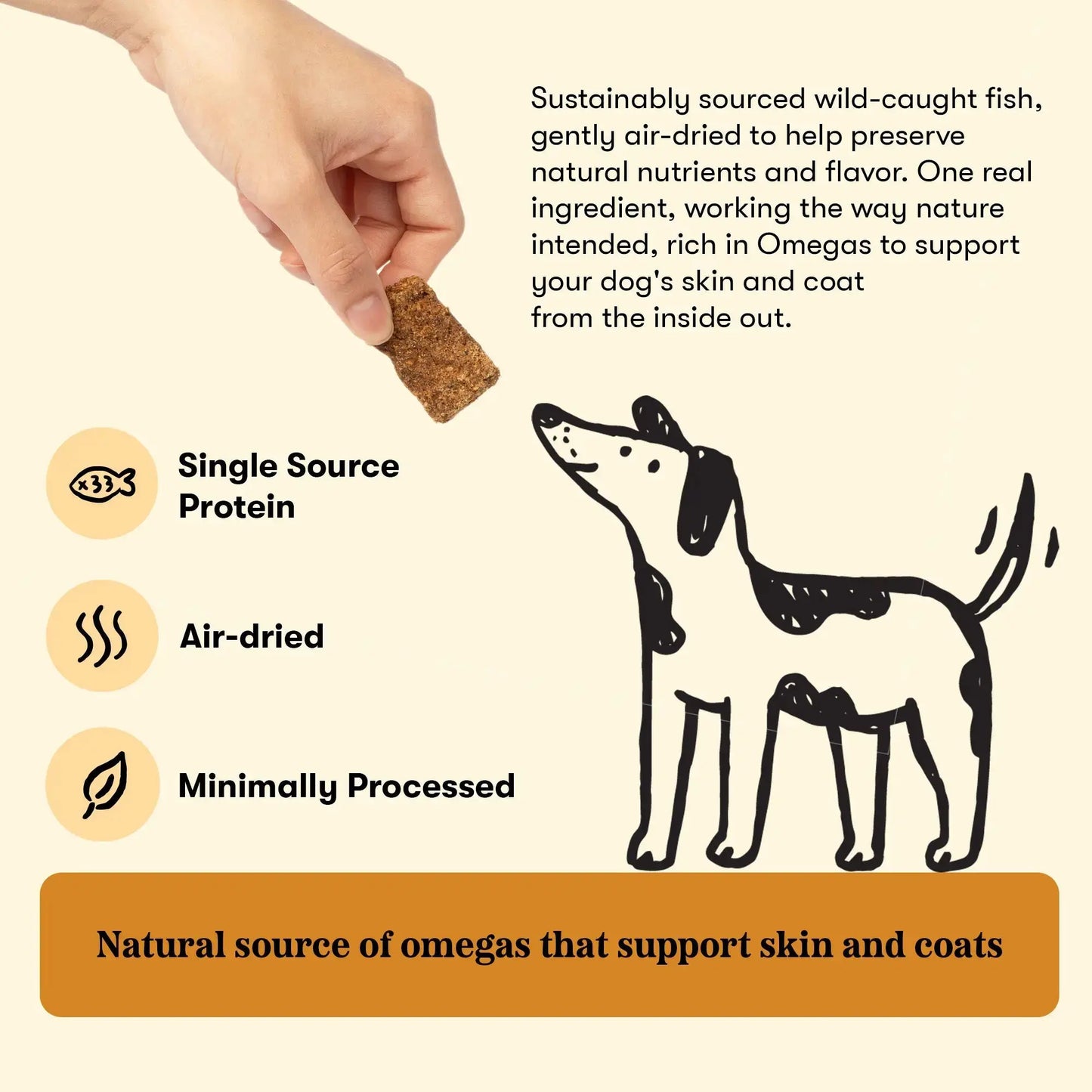 Plato Real Strips Meat Bar Dog Treats, Salmon Recipe