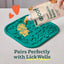 Woof FlipMat, Licking Mat/Slow Feeder For Pets