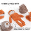 Chewffon Stuffless Fox, Dog Toy