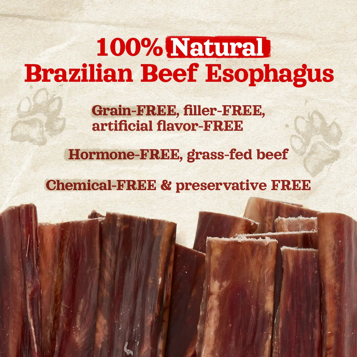 Natural Farm Beef Jerky, Dog Chews