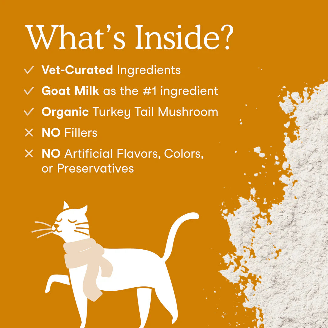 Fera Pets Immune Goat Milk Topper For Dogs and Cats, Pet Supplement, 6.34-oz