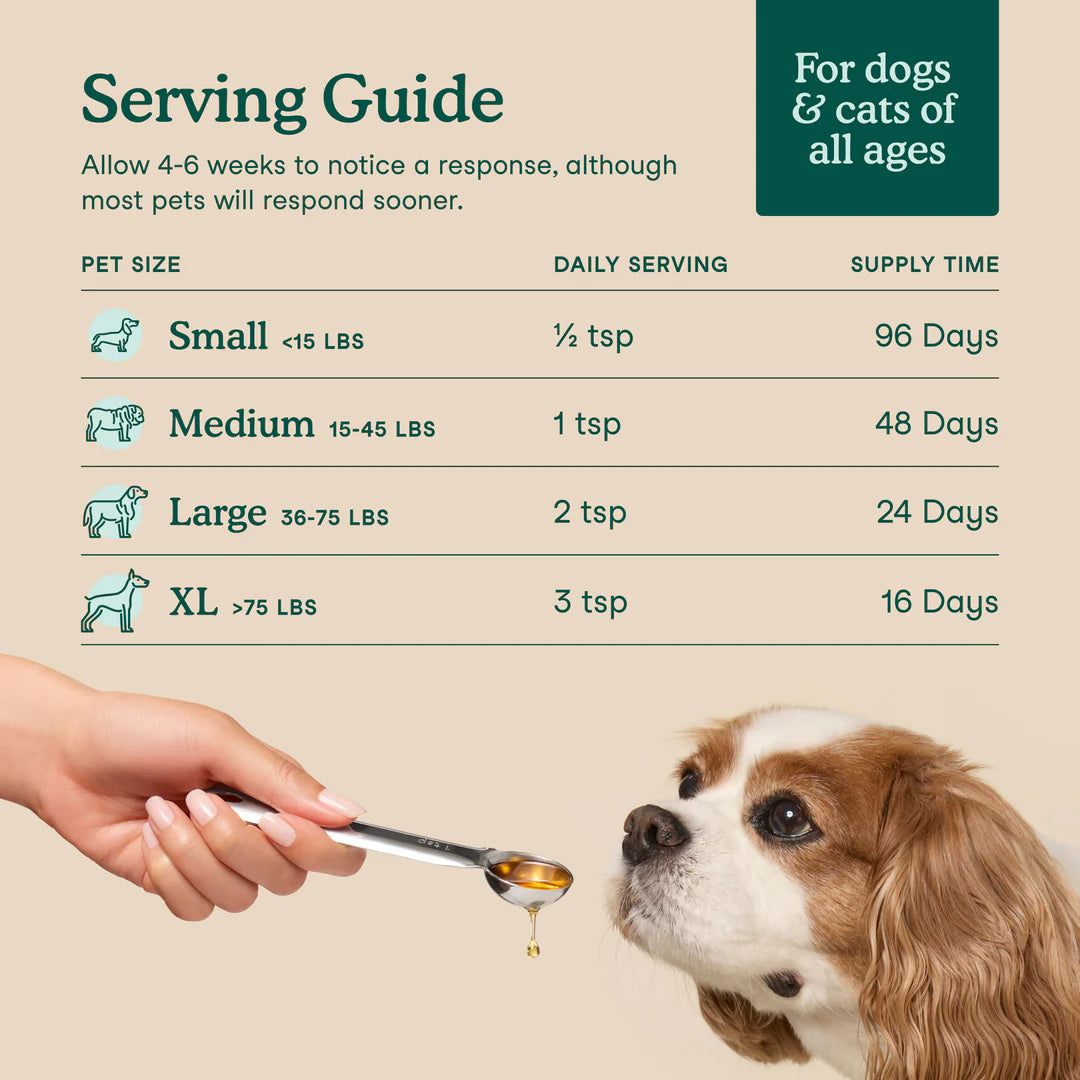 Fera Pets Algae Oil Omega-3, 6, 9 For Dogs and Cats, Pet Supplement, 8-oz