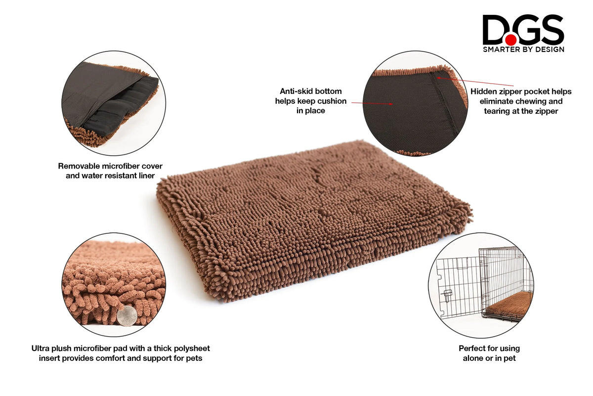 Dog Gone Smart Dirty Dog Cushion Pad, Grey