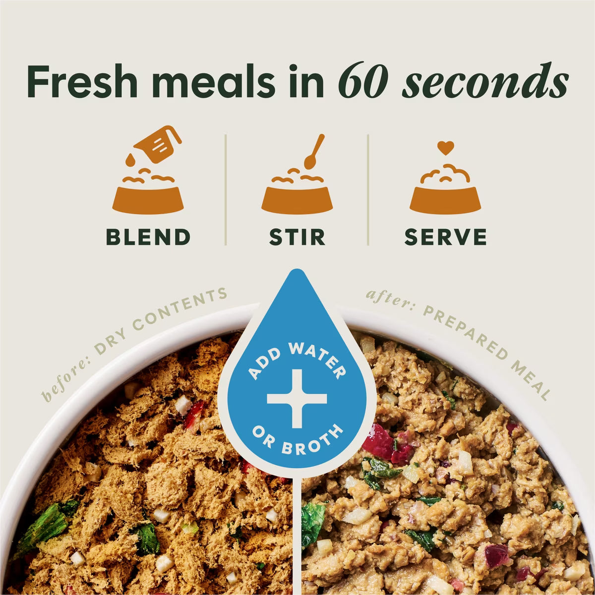 Instinct FreshDried Meal Blends Grain-Free Raw Chicken & Harvest Blend, Freeze-Dried Dog Food