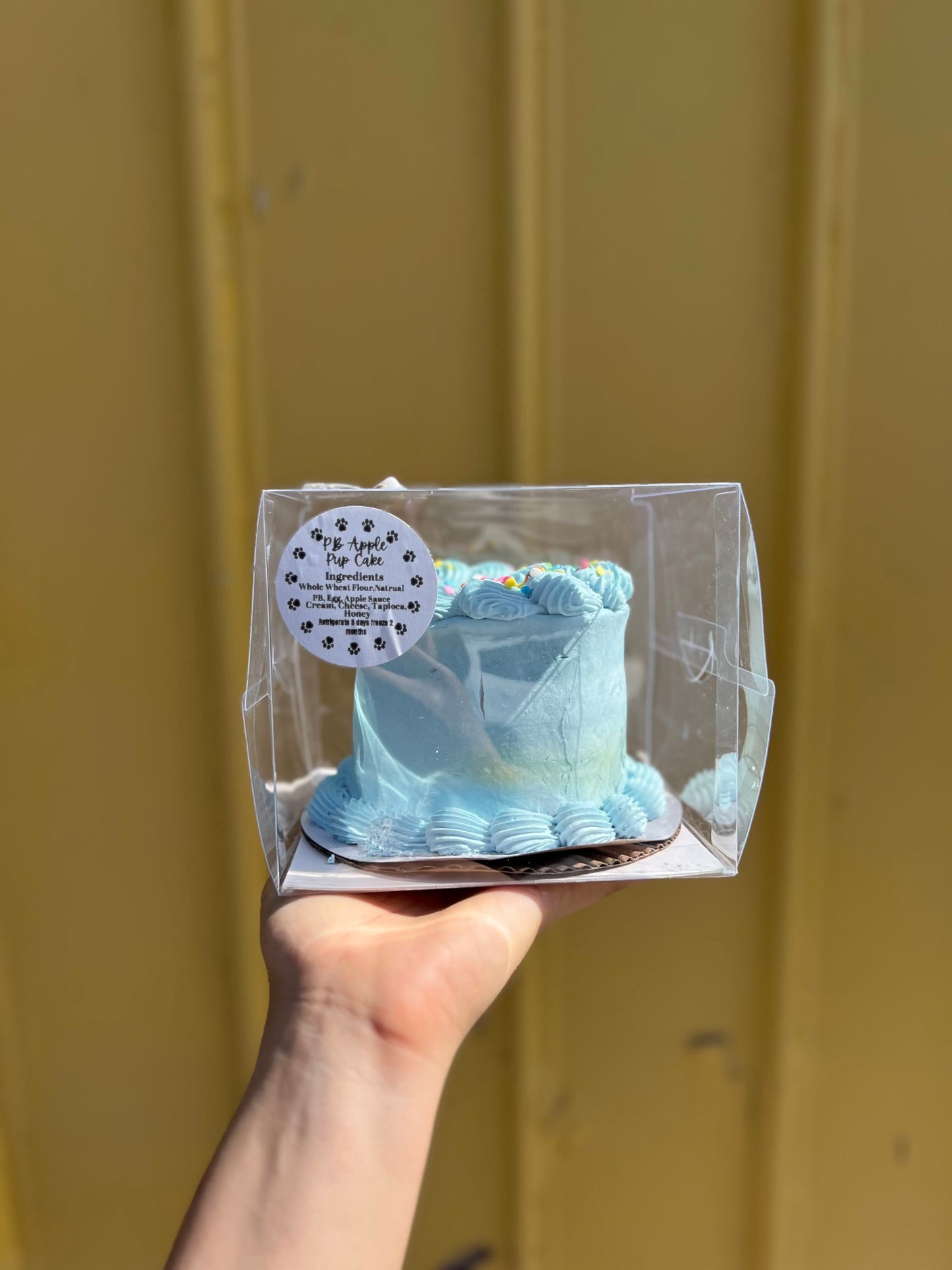 The Pup Gang Bakery, PB Apple Pup Cake, Dog Treat