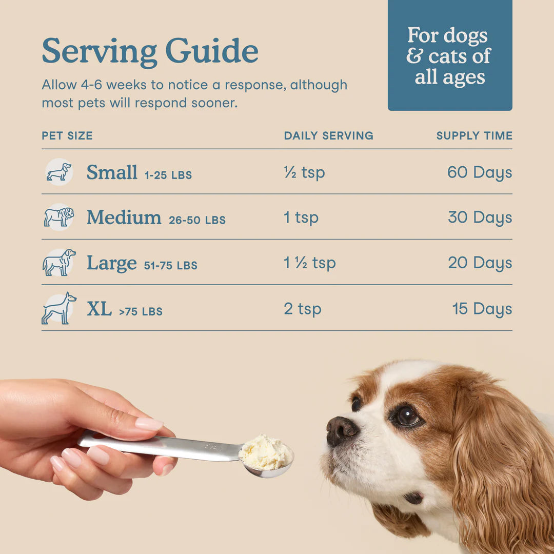 Fera Pets Collagen Plus Topper For Dogs and Cats, Pet Supplement, 4.23-oz