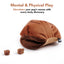 Chewffon Cinnamon Roll Squeaky Snuffle, Dog Toy
