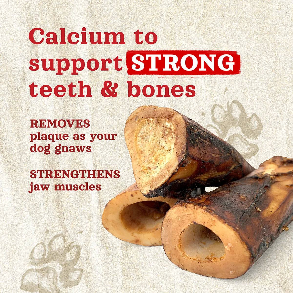 Natural Farm Beef Marrow Bones, Dog Chew