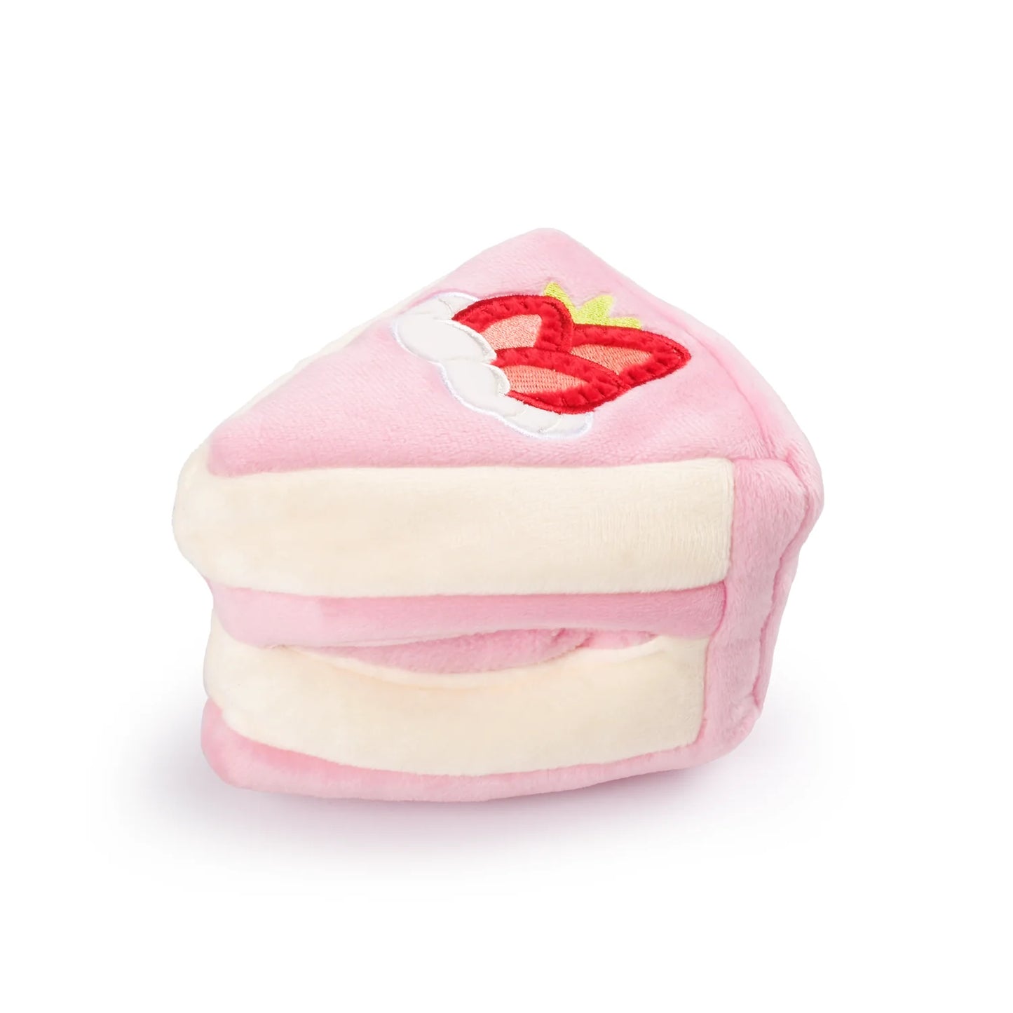 Chewffon Strawberry Cake Interactive Snuffle, Dog Toy