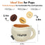 Chewffon Espresso Squeaky, Dog Toy