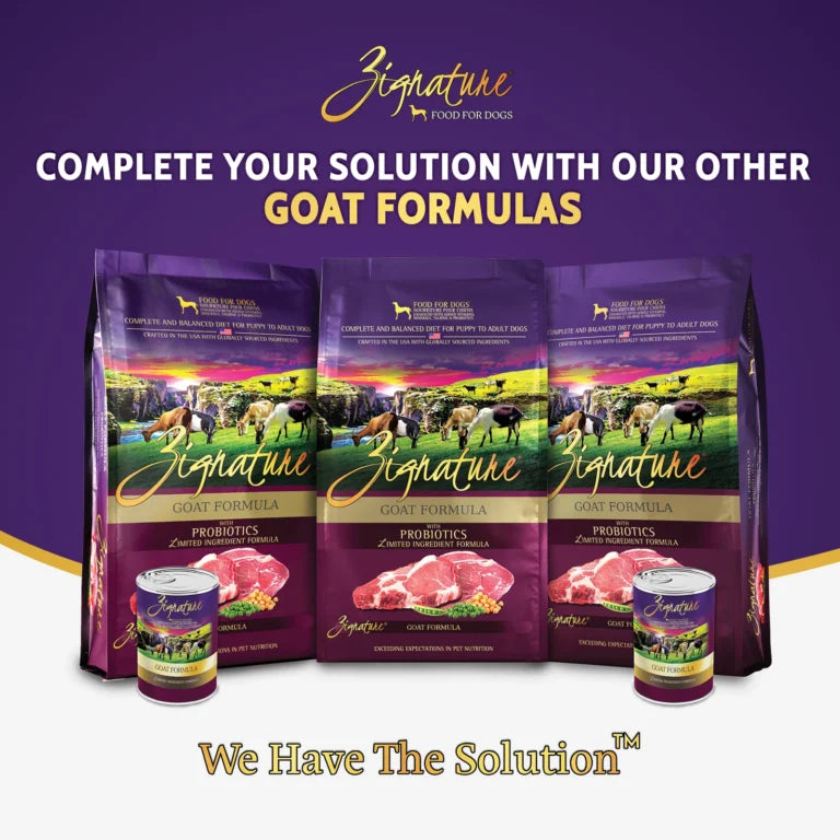 Zignature Grain Free Limited Ingredient Goat Dry Dog Food