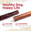 Natural Farm 6-in Power Bully Stick, Dog Chew, 5-Count