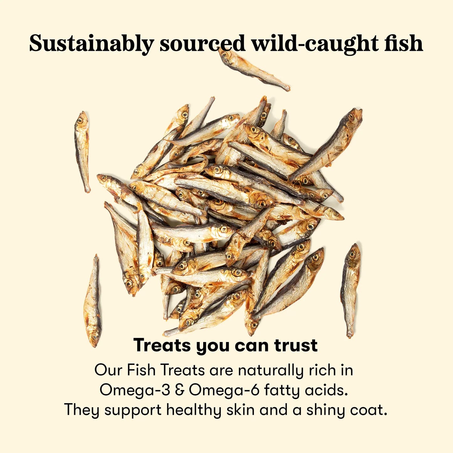 Plato Wild Caught Baltic Herring, Dog Treat