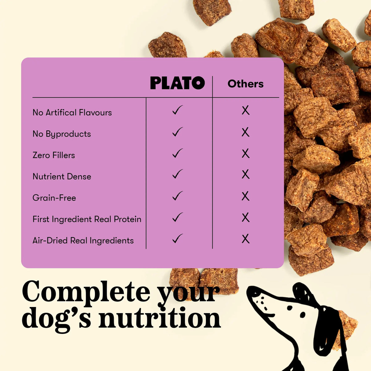 Plato Jerky Bites Turkey with Pumpkin, Dog Treat