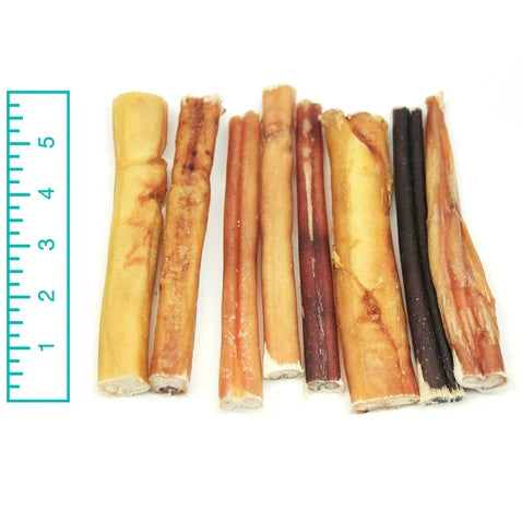 Tuesday's Natural Dog Company, 6-inch Bully Sticks Odor Free, Dog Chew, 8-oz Bag