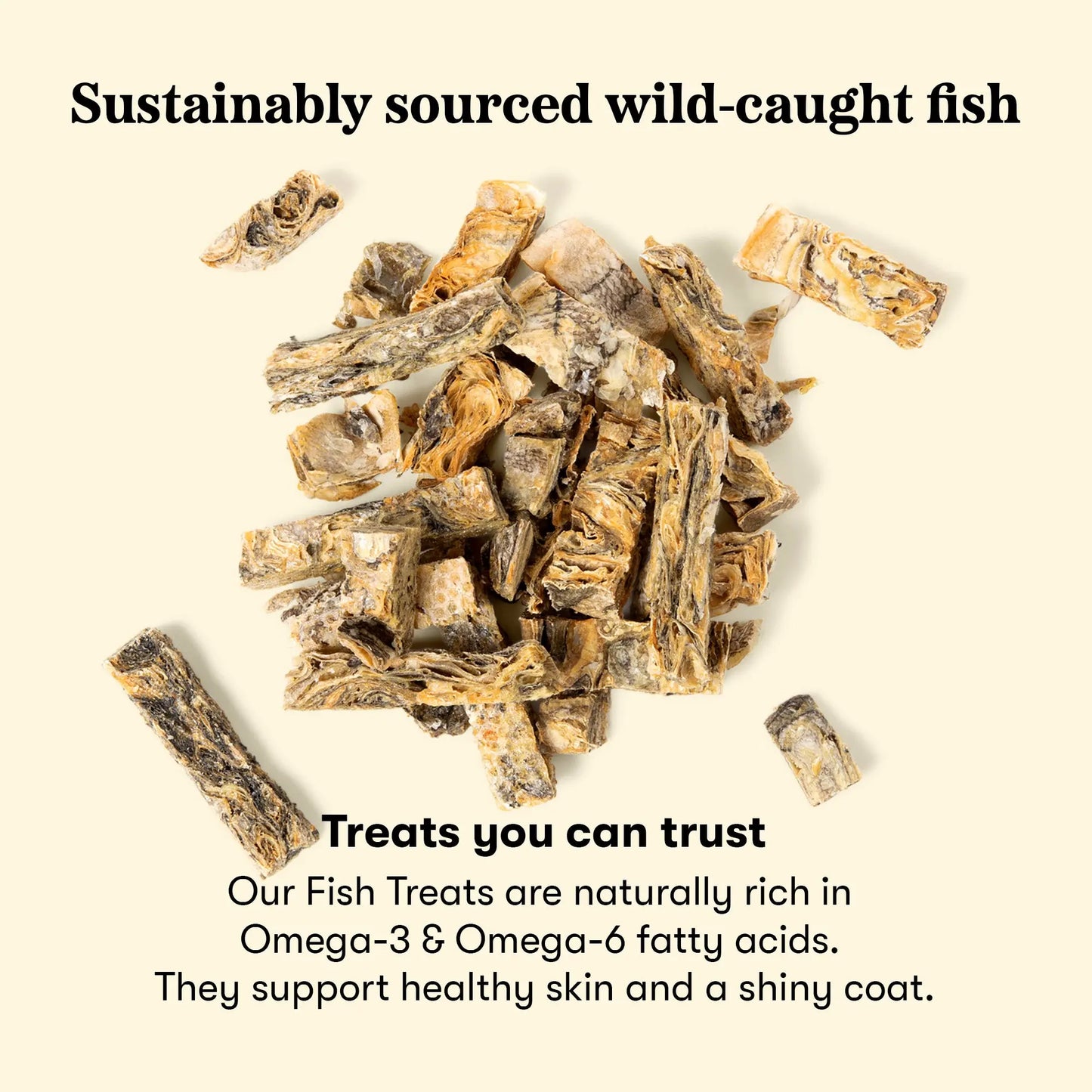 Plato Hundur's Crunch Jerky Fingers Fish Dog Treats