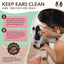 Natural Dog Company Ear Wipes For Dogs, 50-Count