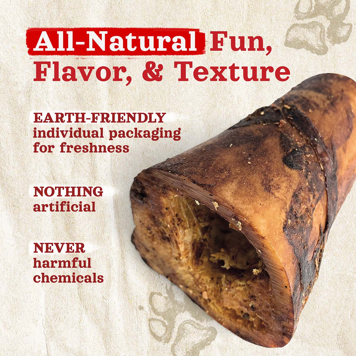 Natural Farm Beef Marrow Bones, Dog Chew