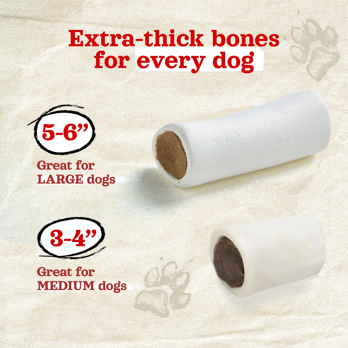 Natural Farm Bacon & Cheese Filled Bones, Dog Chew