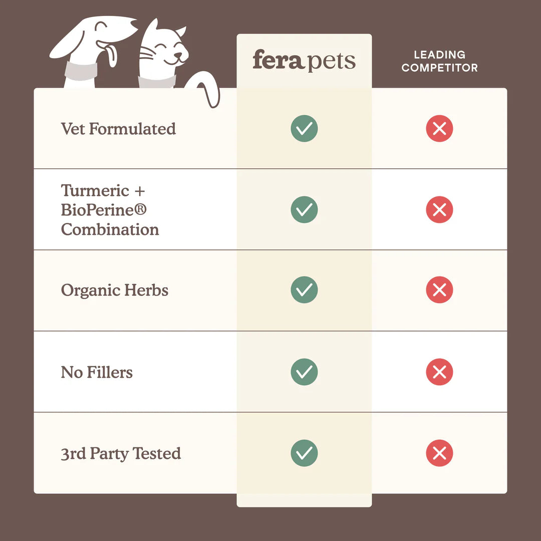 Fera Pets Liver Support For Dogs and Cats, Pet Supplement, 2.5-oz