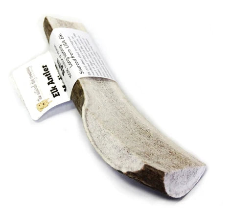 Tuesday's Natural Dog Company, Elk Antler - Medium Split, Single Dog Chew