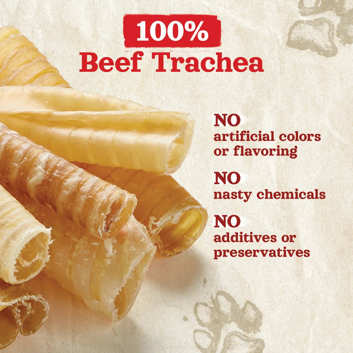 Natural Farm Beef Trachea, Dog Chews