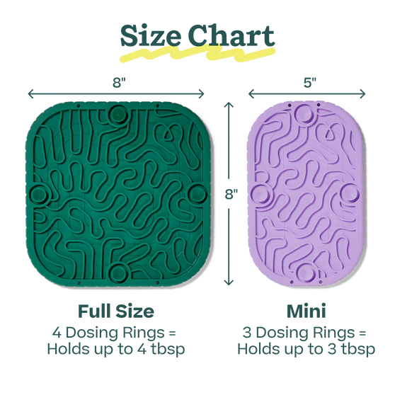 Woof FlipMat, Licking Mat/Slow Feeder For Pets