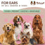 Natural Dog Company Ear Wipes For Dogs, 50-Count