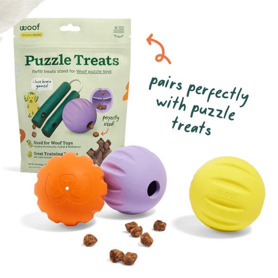 Woof Forager Flyball 3-Pack, Dog Toy