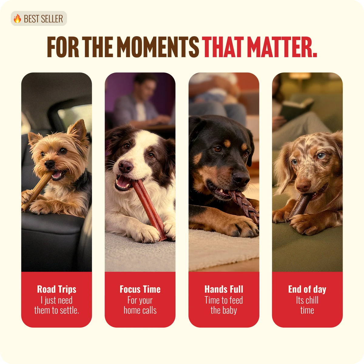 Natural Farm Beef Collagen Stick, Dog Chews