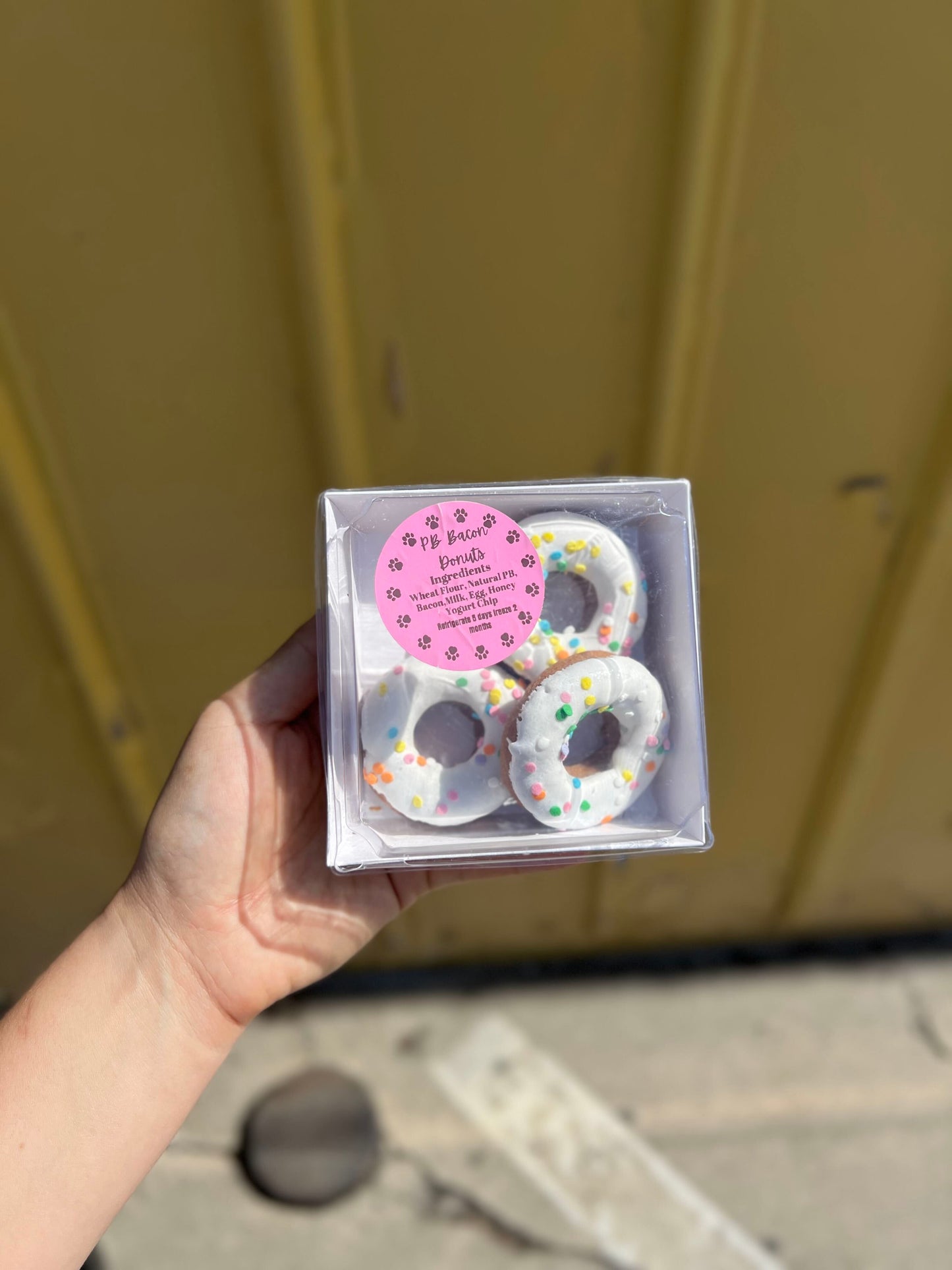 The Pup Gang Bakery, PB Bacon Donuts, Dog Treat
