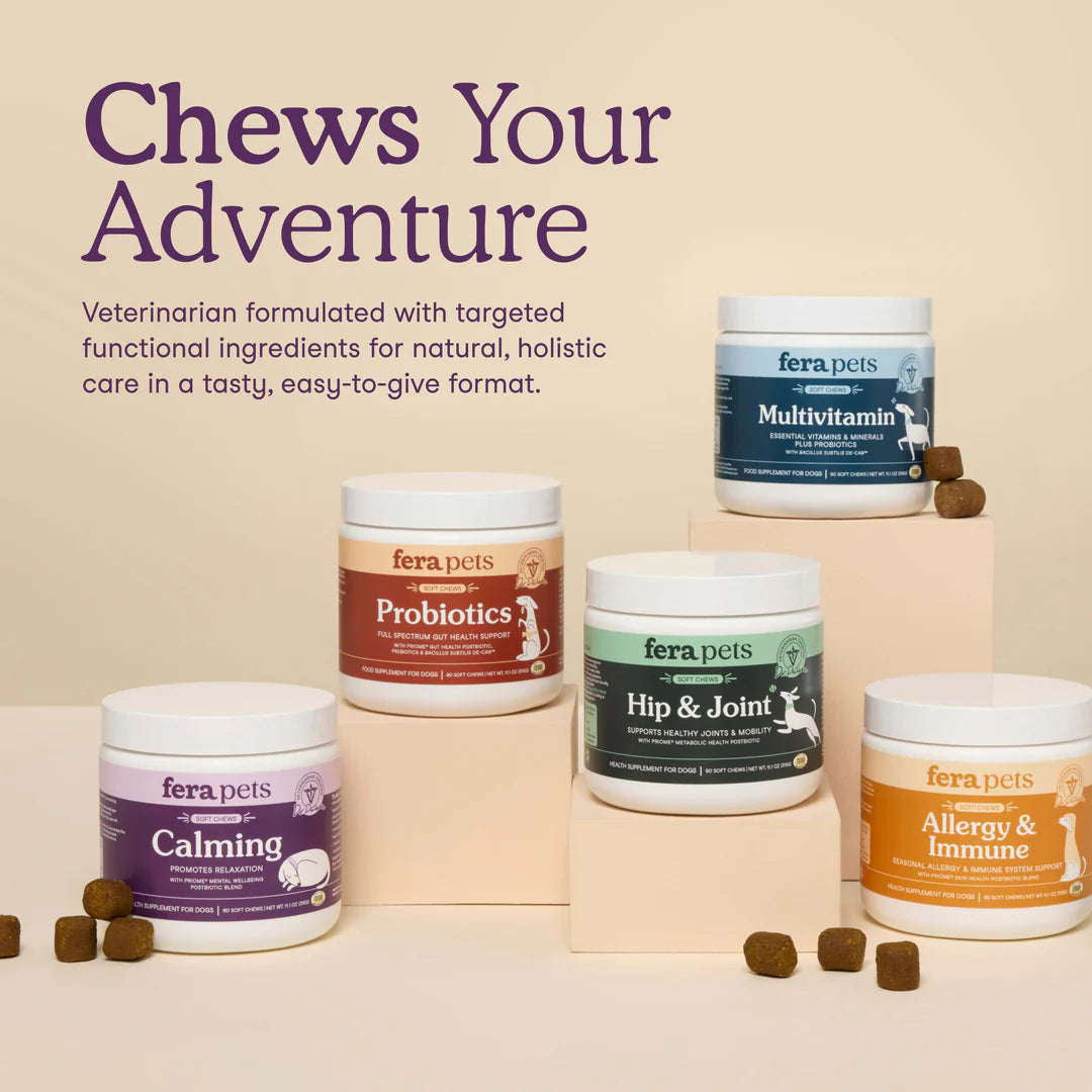 Fera Pets Calming Soft Chews For Dogs, Pet Supplement, 30-count