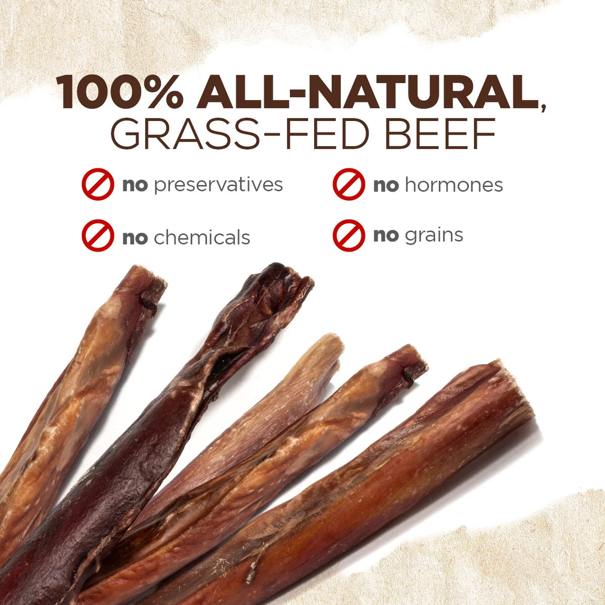 Natural Farm 6-in Power Bully Stick, Dog Chew, 5-Count