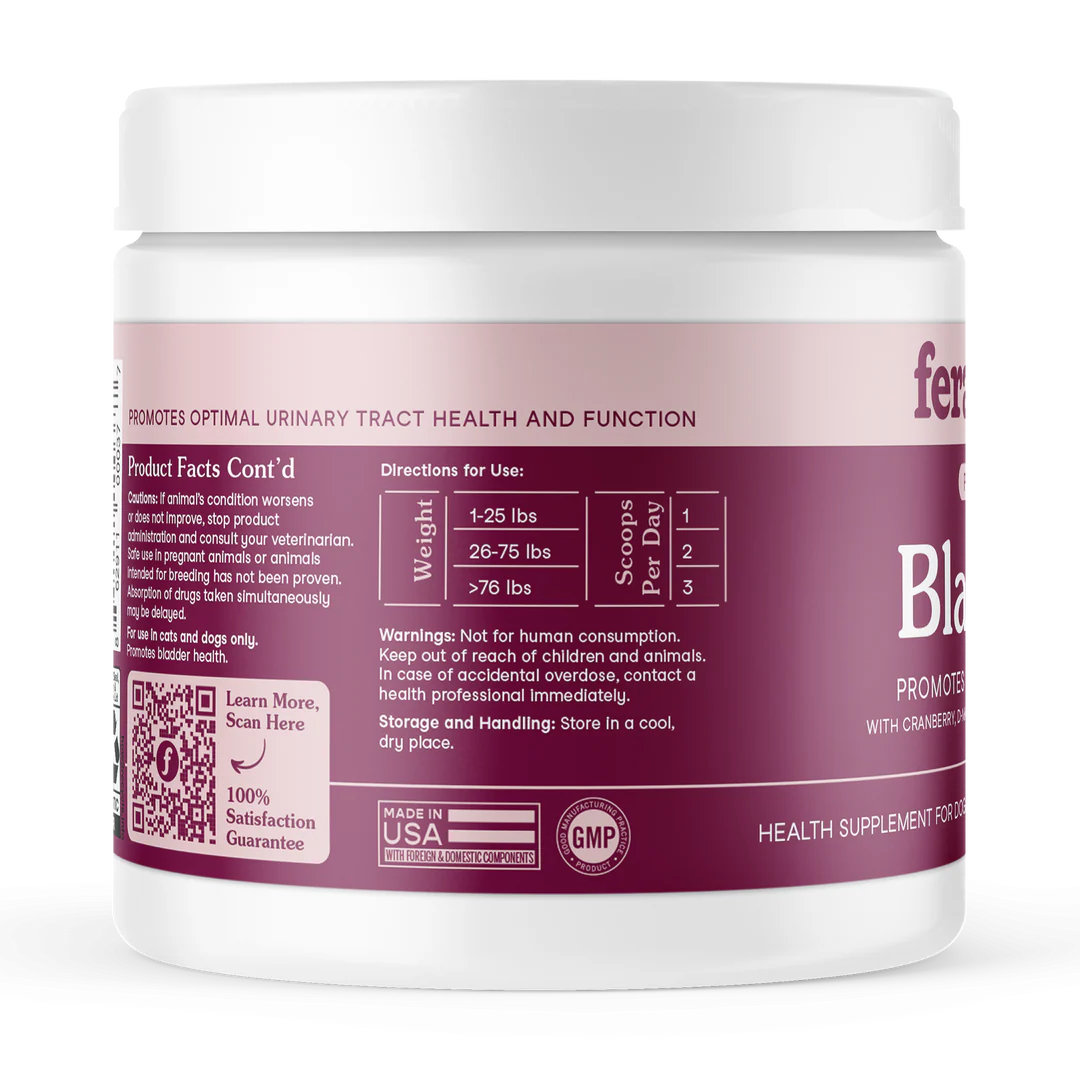 Fera Pets Bladder Support For Dogs and Cats, Pet Supplement, 2.16-oz
