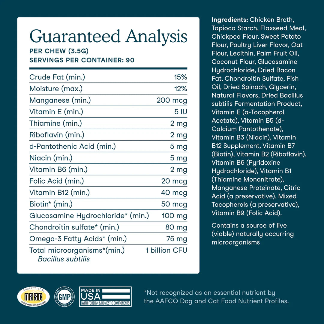 Fera Pets Multivitamin Soft Chews For Dogs, Pet Supplement