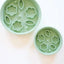 EmeryPets Flower + Leaf Slow Feeder Bowls (Green)