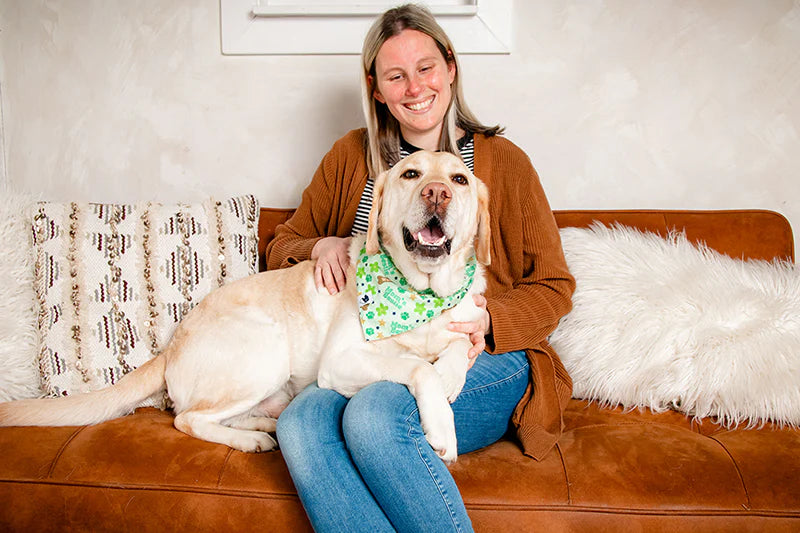 Dog Bandana Co. Mom's Best Friend Dog Bandana Tie & Snap