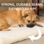 HuggleHounds HuggleFleece Mat Natural, Cat & Dog Bed